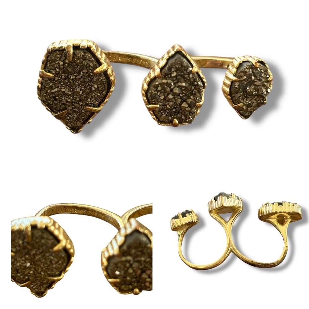 Kendra Scott Gold Naomi Druzy Ring